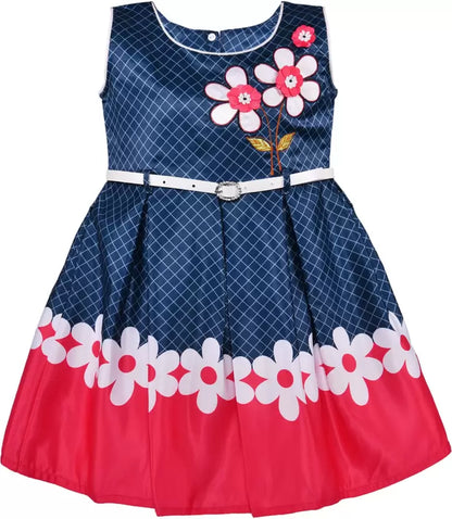 Girls Midi/Knee Length Party Dress