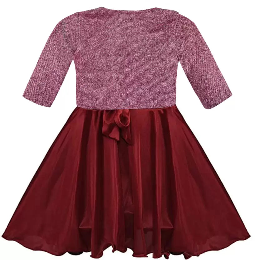 Girls Midi/Knee Length Party Dress