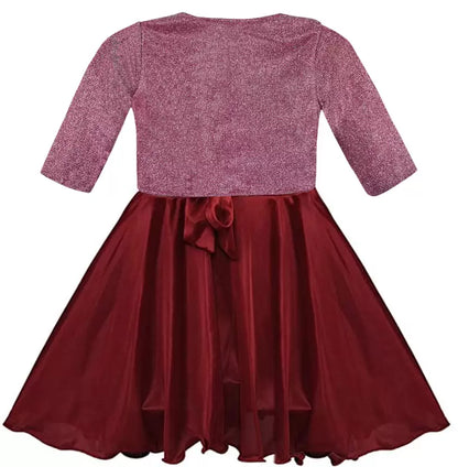 Girls Midi/Knee Length Party Dress