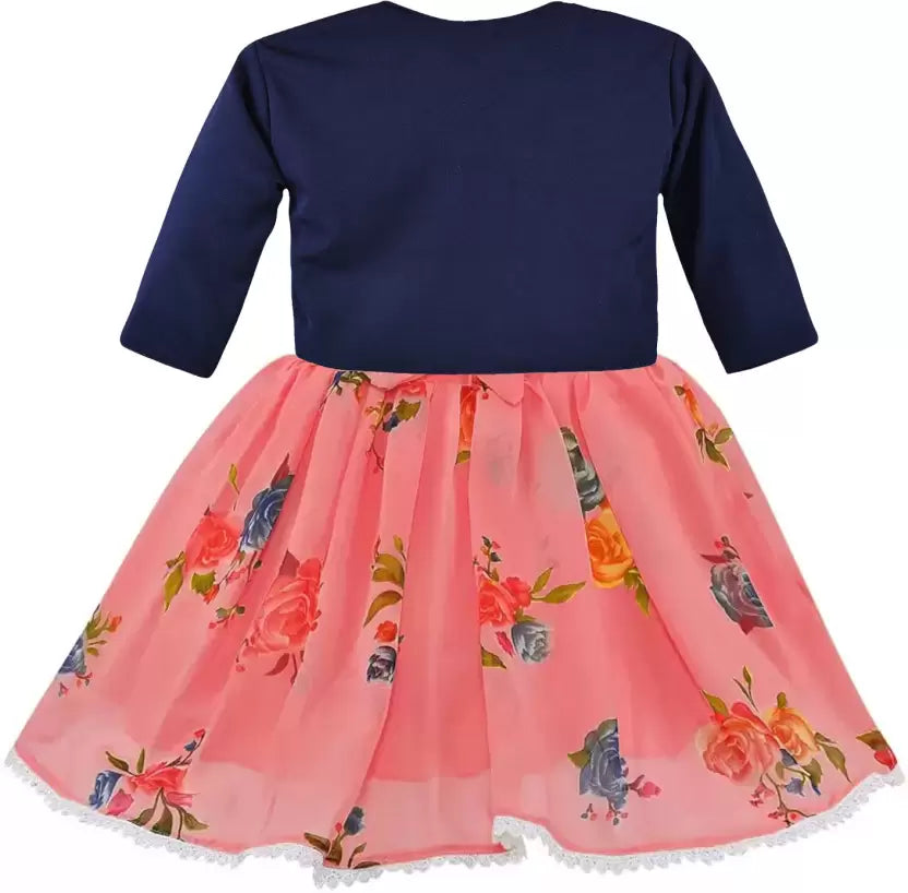 Girls Midi/Knee Length Party Dress