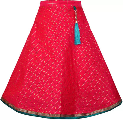 Girls Ethnic Top and Skirt Set