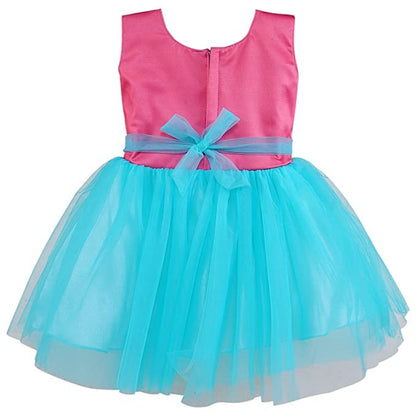 Wish Karo baby girls partywear frocks dress for girls fe3132bluJKTBPNKF