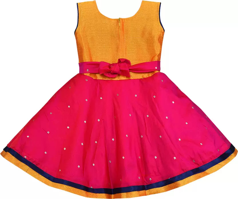 Girls Midi/Knee Length Party Dress