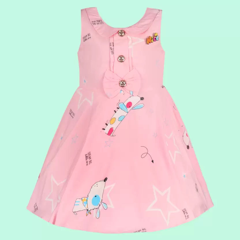 Baby Girls Midi/Knee Length Casual Dress