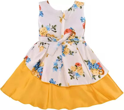 Girls Flower Design Dress