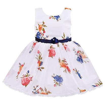 Wish Karo baby girls partywear frocks dress for girls fe3004whtJKTNBS