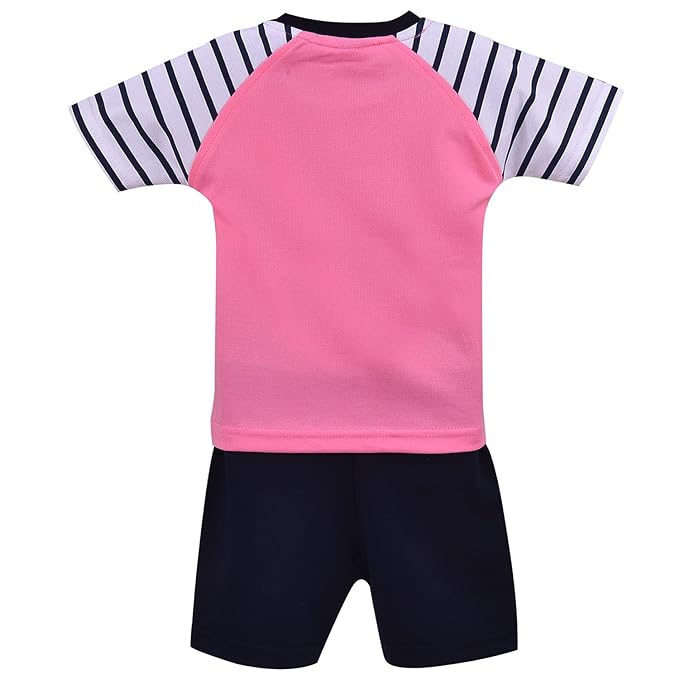 Boys Graphic Printed Striped Clothing set