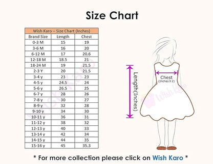 Wish Karo Baby girl Knee Length Frock Dress