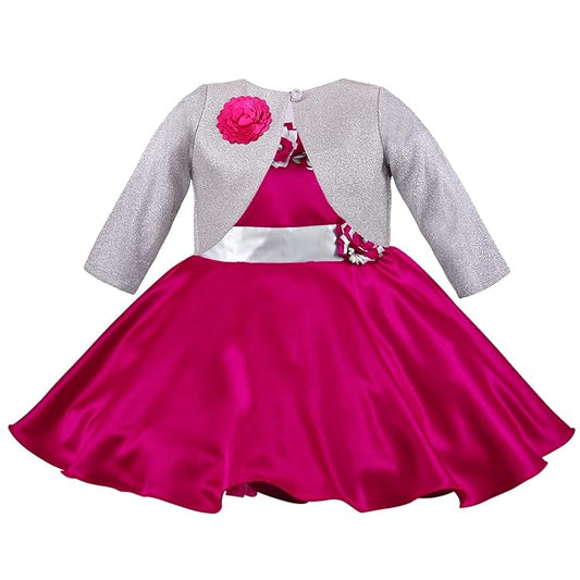 Wish Karo baby girls partywear frocks dress for girls fe3049raniJKTSLVS