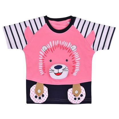 Boys Graphic Printed Striped Clothing set