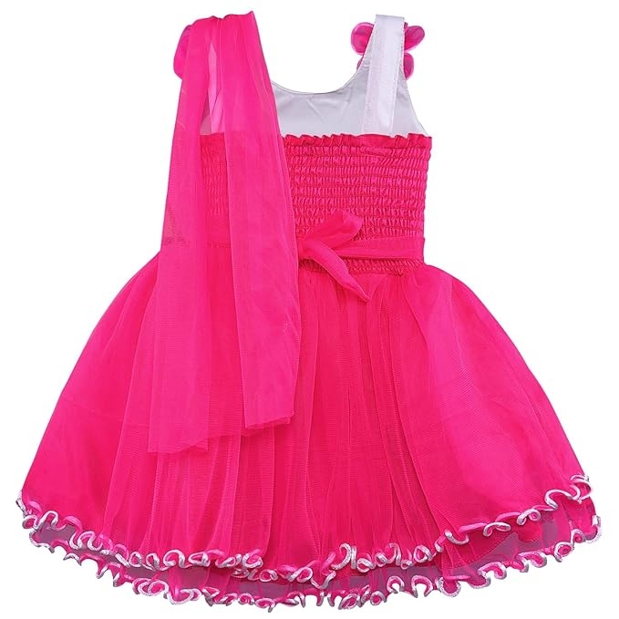 Girls Knee Length A-Line Frock Dress