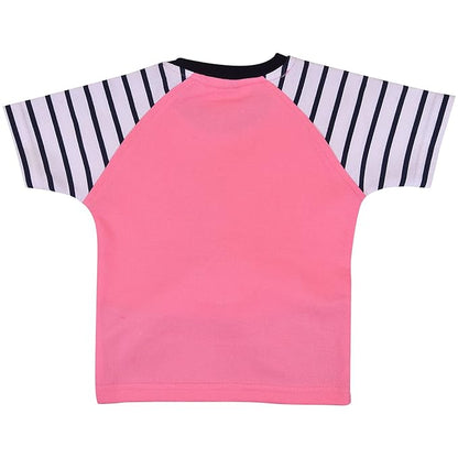 Boys Graphic Printed Striped Clothing set