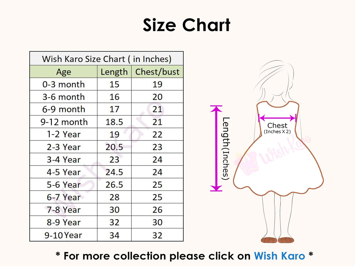 Wish Karo Baby Girls Partywear Dress Frocks For Girls