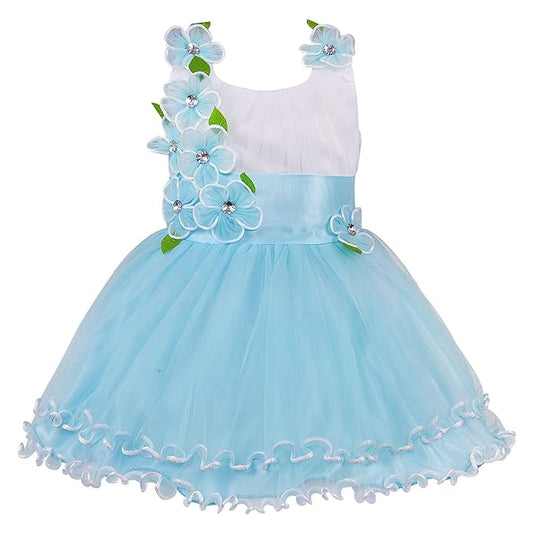 Girls Knee Length A-Line Frock Dress