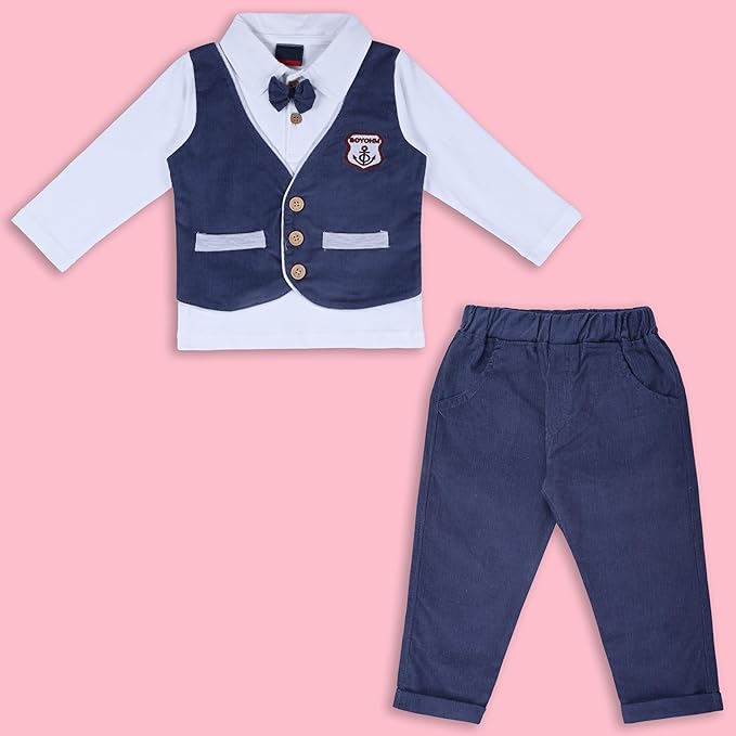 Boys Full Length Cotton T-Shirt and Pant