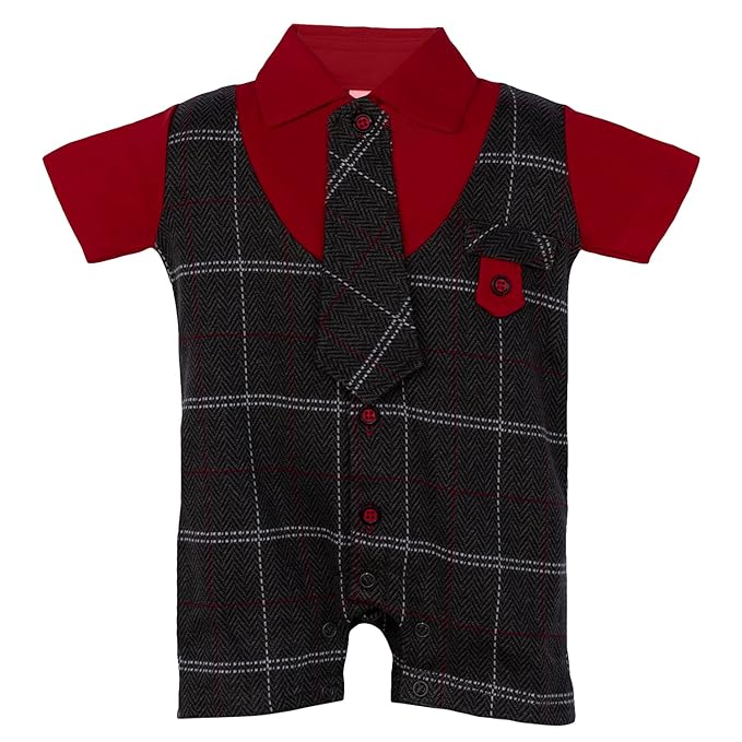 Unisex Rompers With Tie