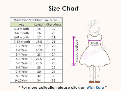 Wish Karo Baby Girls Frocks Dress for Girls