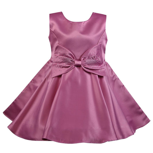 Embellished Bow Detail Party Wear Dress