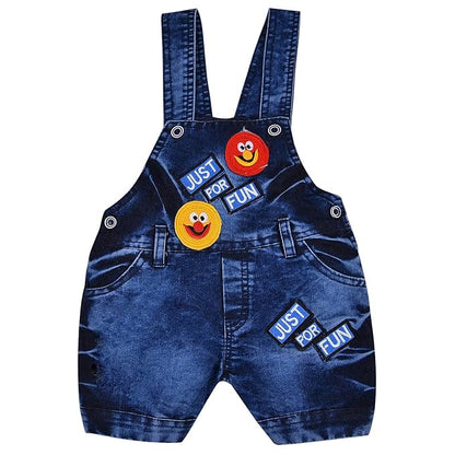 Unisex Patch Work Dungaree Dress