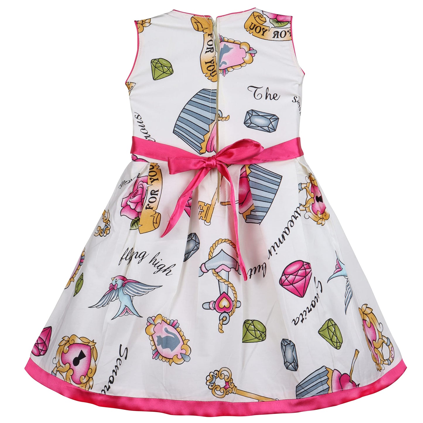 Girls A-line Floral Printed dress