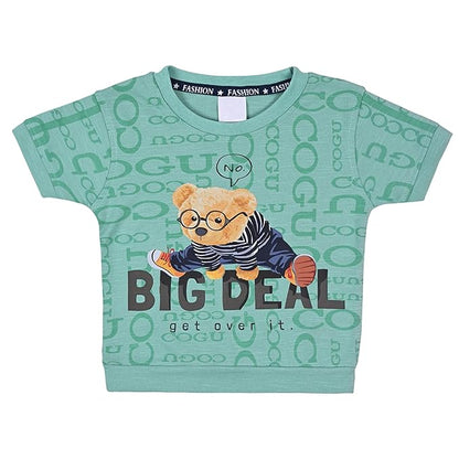 Boys Teddy Printed T-Shirt and Shorts