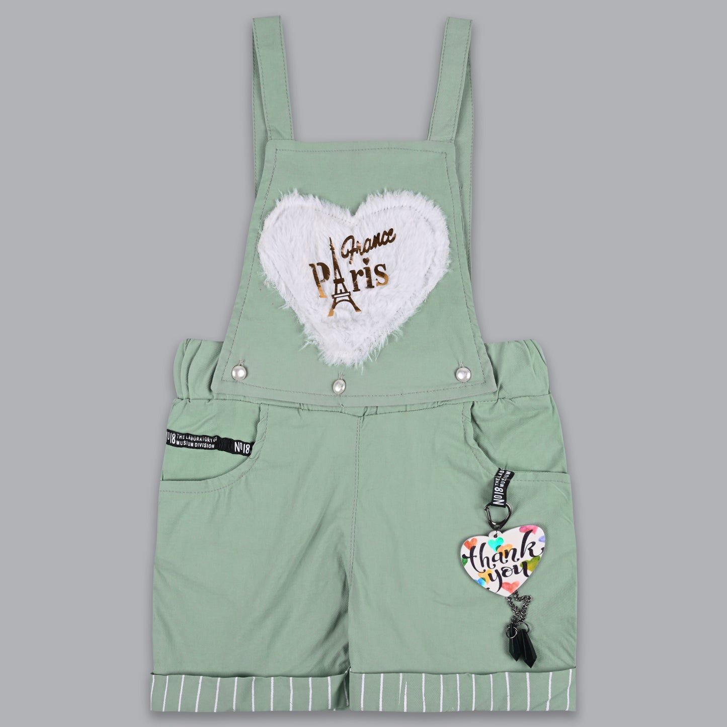 Girls Dungaree Set