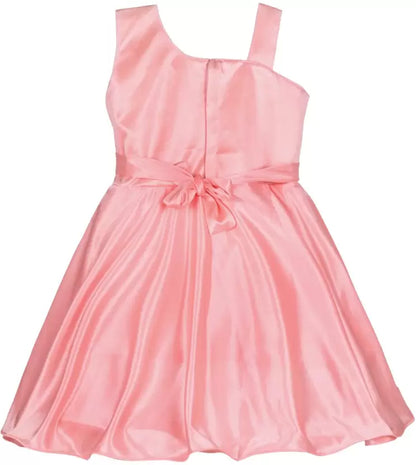 Girls Straps Bow Detail Dress