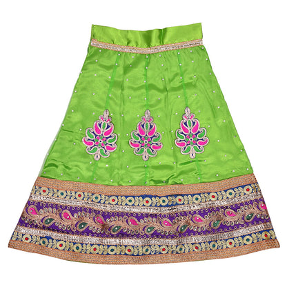 Girls Ethnic Embroidered Lehenga Choli