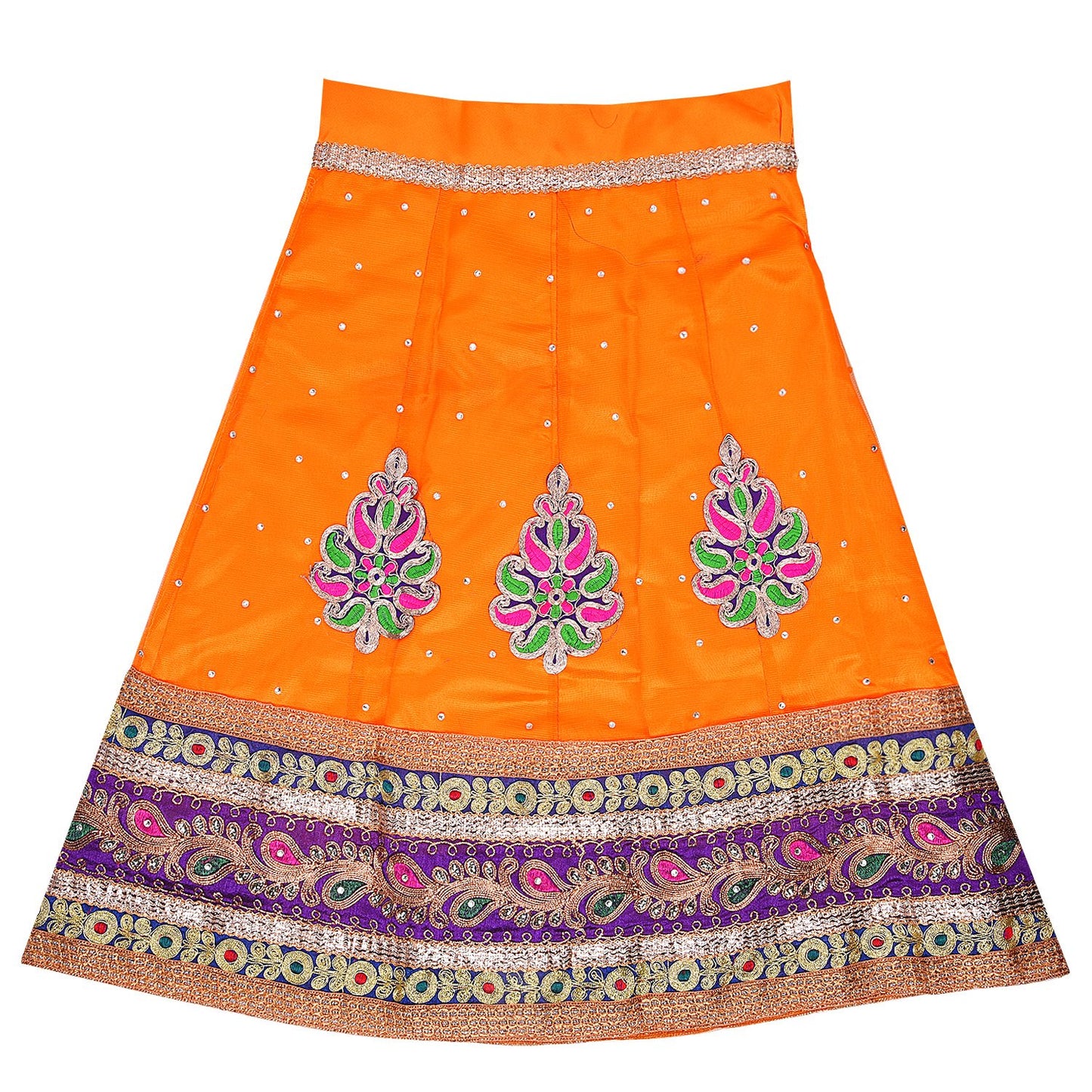 Girls Ethnic Embroidered Lehenga Choli