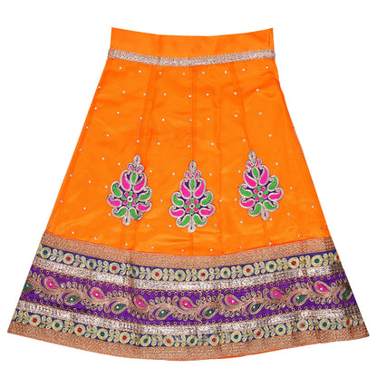 Girls Ethnic Embroidered Lehenga Choli