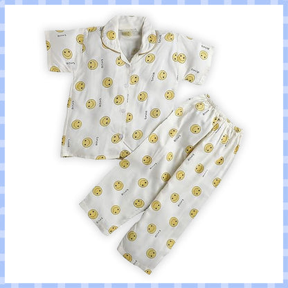 Wish Karo Cotton Sleepwear for Boys & Girls-(ND21ylw)