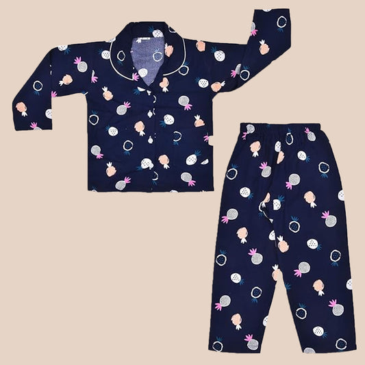 Unisex Printed Top and Bottom Pyjamas Night Dress