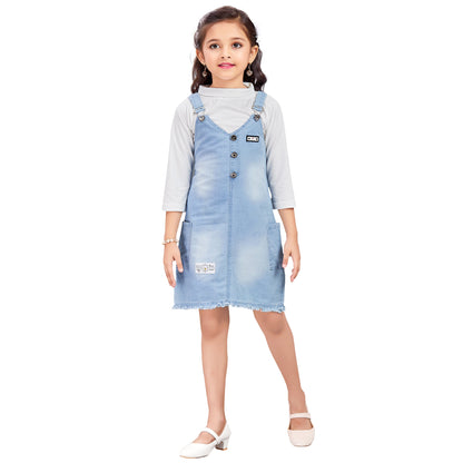 Girls Dungaree Set