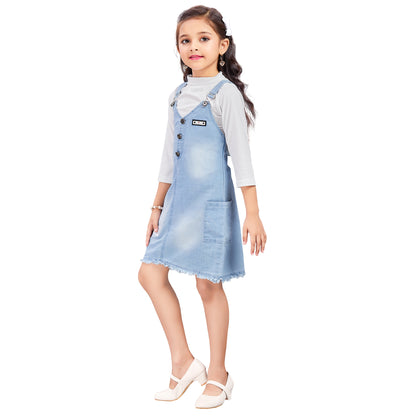 Girls Dungaree Set