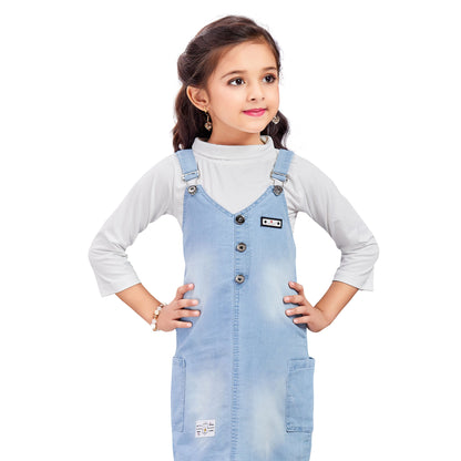 Girls Dungaree Set