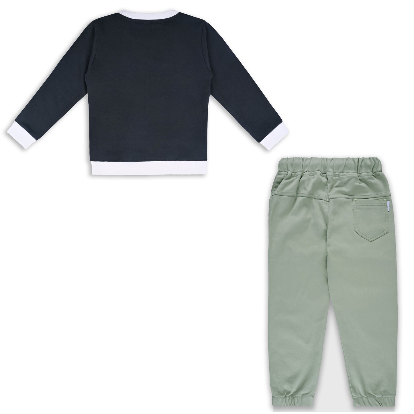 Boys Printed Sweatshirt and Jean Clothing Set