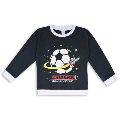 Boys Printed Sweatshirt and Jean Clothing Set