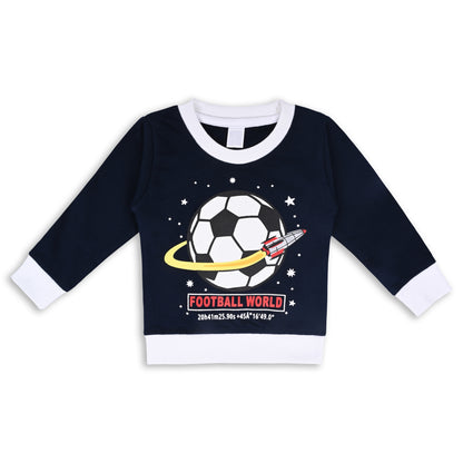 Boys Printed Sweatshirt and Jean Clothing Set