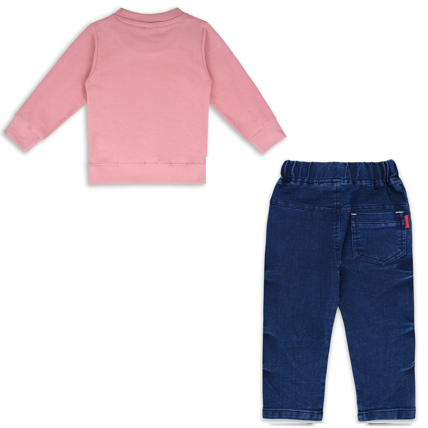 Boys Printed Sweatshirt and Jean Clothing Set