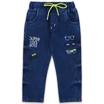 Boys Printed Sweatshirt and Jean Clothing Set