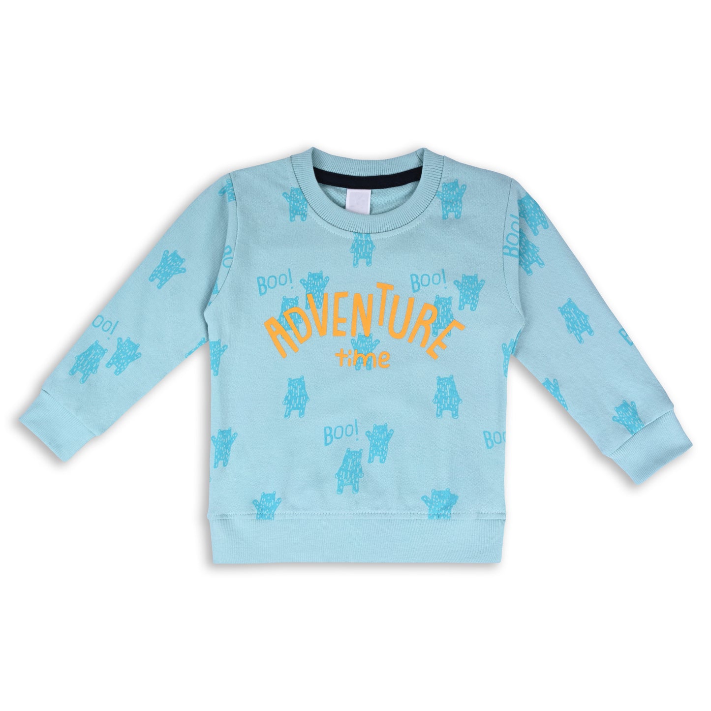 Boys Printed Sweatshirt and Jean Clothing Set