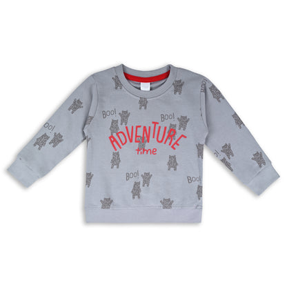 Boys Printed Sweatshirt and Jean Clothing Set