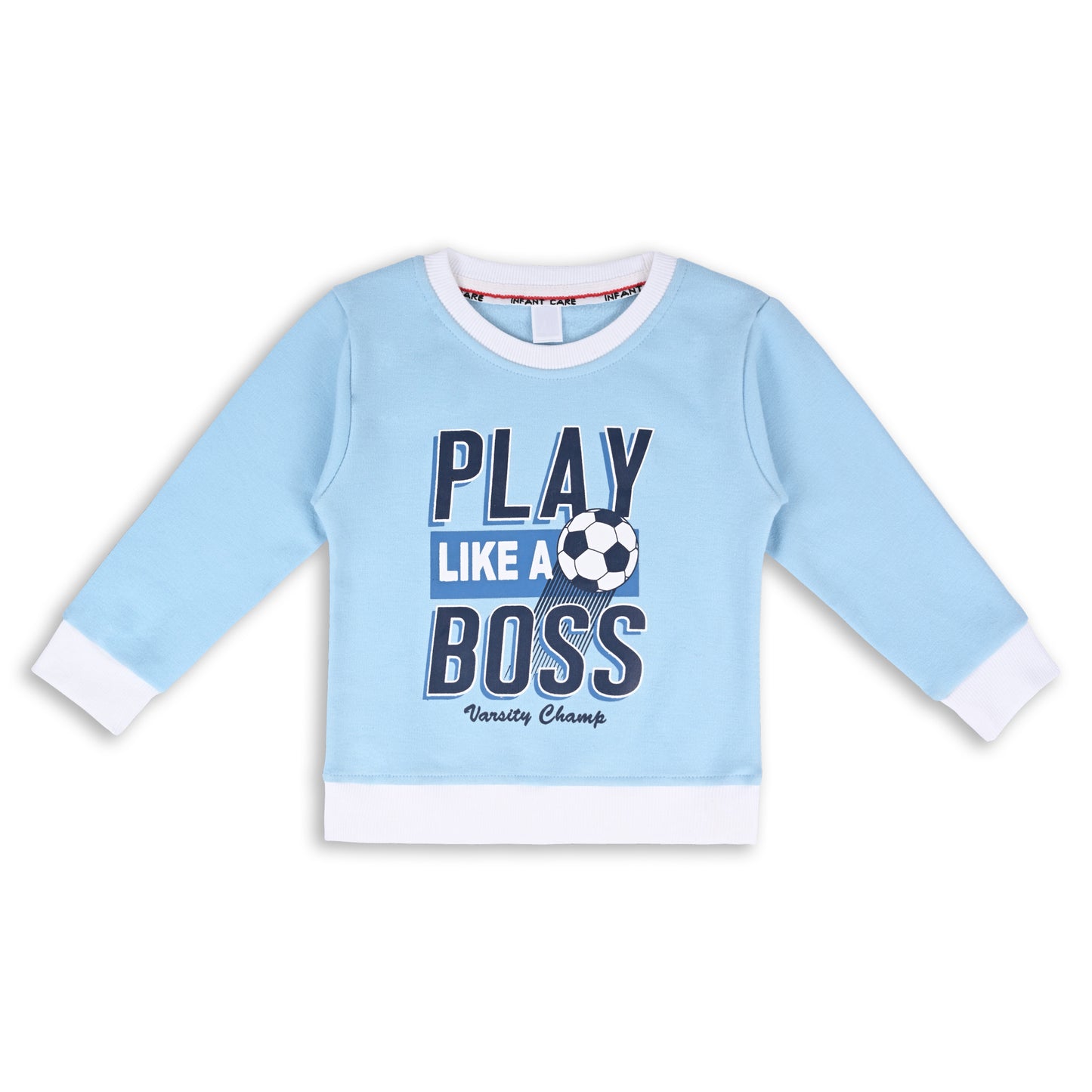 Boys Printed Sweatshirt and Jean Clothing Set