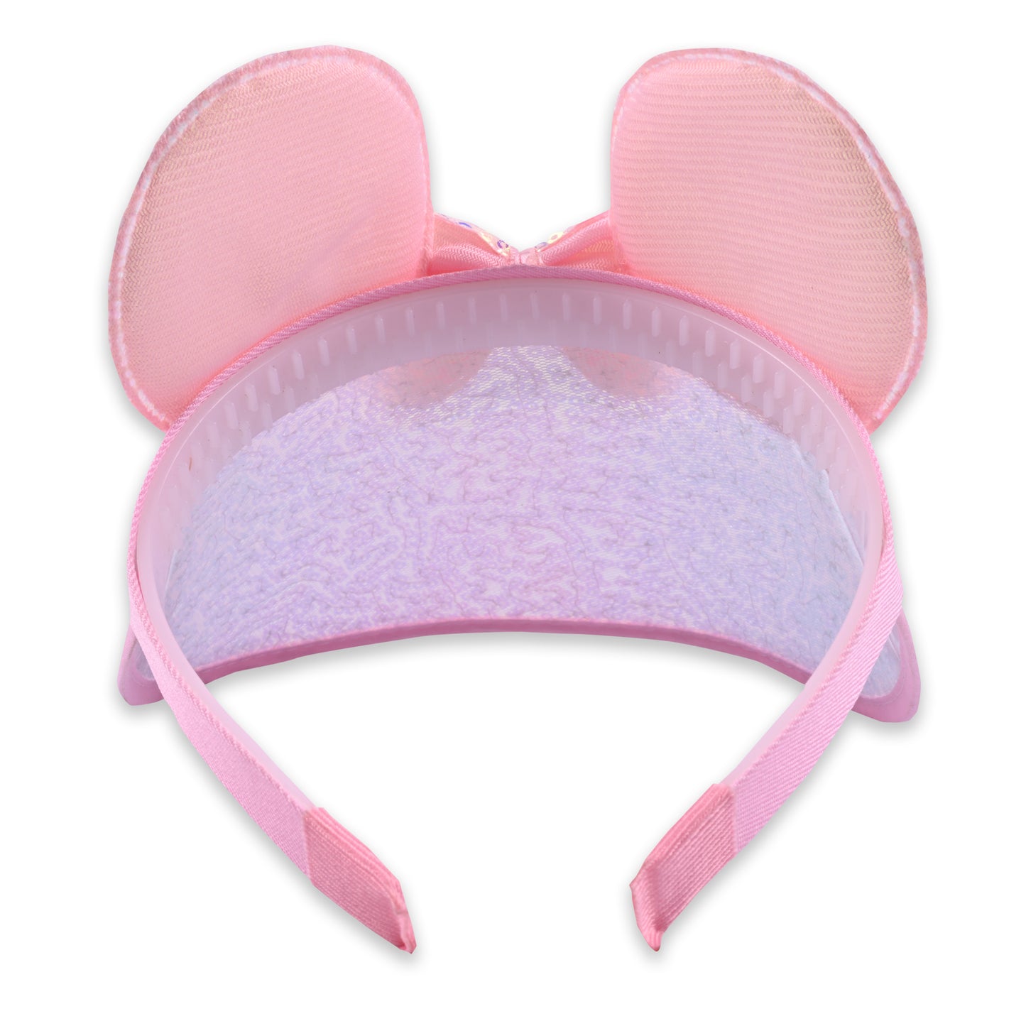 Baby Girls Minnie Bow with Sun Visor/ Cap Style Headband