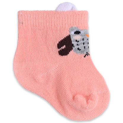 Set of 3 Infants Cartoon Cotton Socks