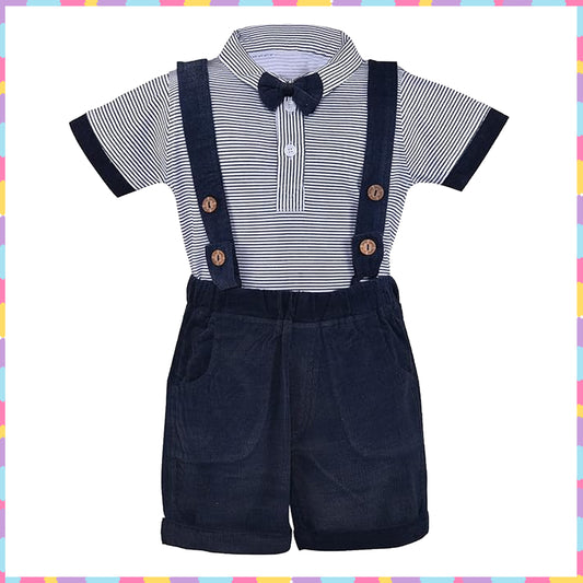 Wish Karo Baby Boys Dungaree Dress For Boys-(bt103nb)