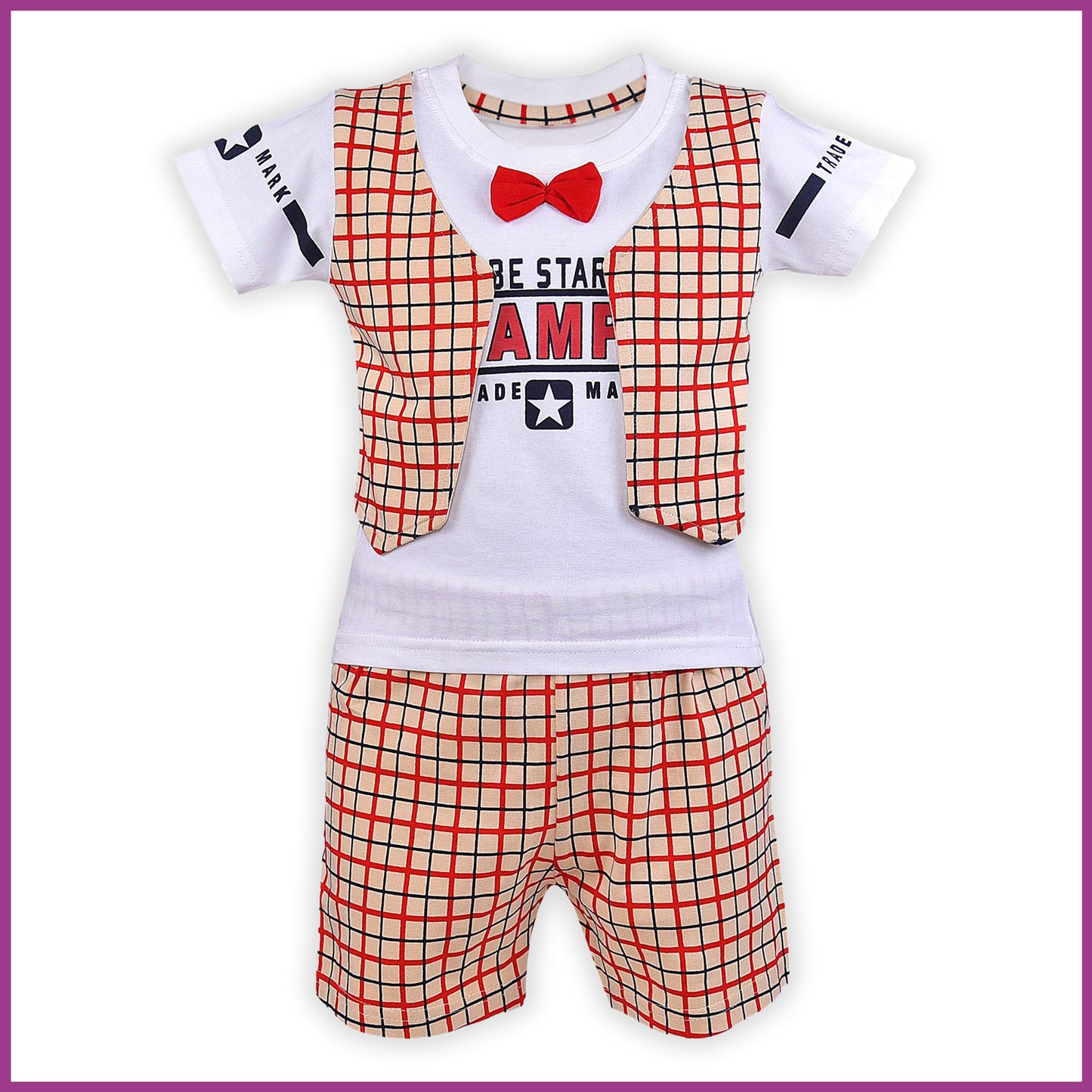 Wish Karo Unisex Clothing Sets for Boys & Baby Girls-(bt17rd)