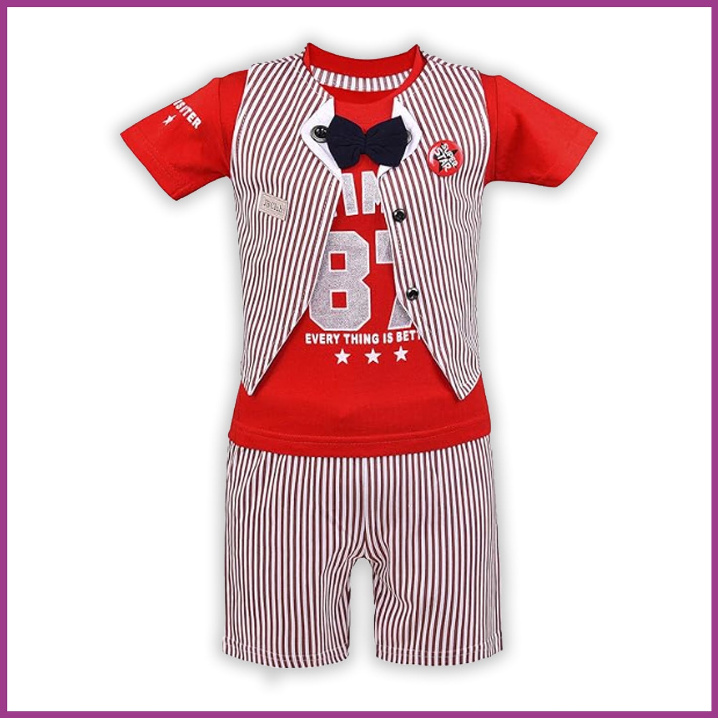 Wish Karo Unisex Clothing Sets for Boys & Baby Girls-(bt20rd)