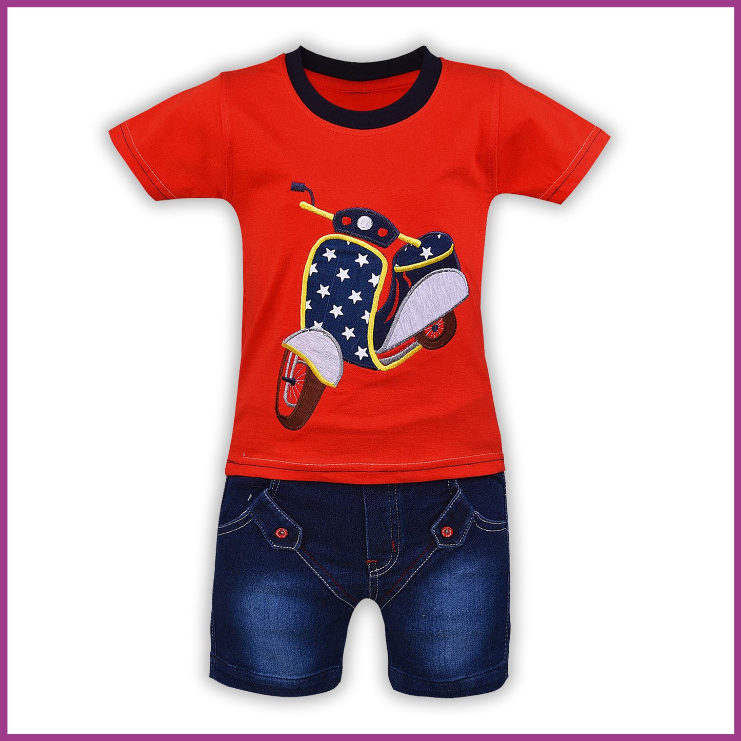 Wish Karo Unisex Clothing Sets for Boys & Baby Girls-(bt22rd)