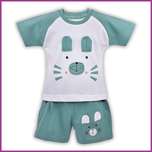 Wish Karo Clothing Sets for Baby Girls and boys-(bt42grn)